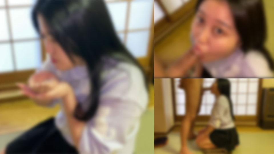 【素人・人妻】みゆきVol.01　着衣のまま旦那以外の肉棒を咥えさせ、 口内で一週間ため込ませた、精液を大量に放出しました［前編］